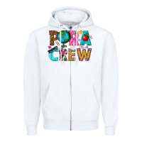 White para crew Zipper Hoodie - texasbilliewilder