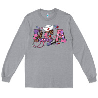 Heather Grey valentines day Long Sleeve Tee - RanaPortraitStore