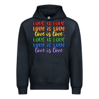 Navy love is love lgbtq Urban Hoodie - MaliasSmallBusiness