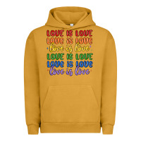 Pigment Peanut Butter love is love lgbtq Urban Hoodie - MaliasSmallBusiness