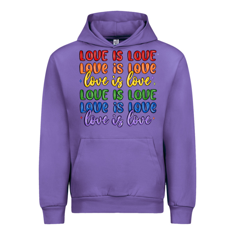 Love Is Love Lgbtq Urban Hoodie by MaliasSmallBusiness | Teevron