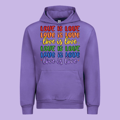 Love Is Love Lgbtq Urban Hoodie Designed By Maliassmallbusiness