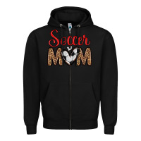 Black soccer mom Zipper Hoodie - Zillion Design Studio