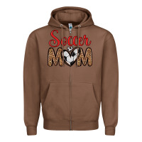 Chestnut soccer mom Zipper Hoodie - Zillion Design Studio