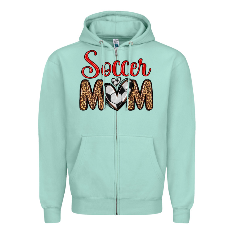 Soccer Mom Zipper Hoodie by Zillion Design Studio | Teevron