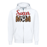 White soccer mom Zipper Hoodie - Zillion Design Studio