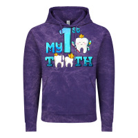 Cloud Purple my first tooth with teeth Vintage Hoodie - AdoDesignShop