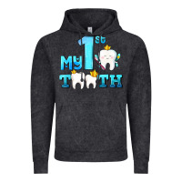 Vintage Black my first tooth with teeth Vintage Hoodie - AdoDesignShop