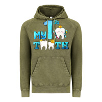 Vintage Olive my first tooth with teeth Vintage Hoodie - AdoDesignShop