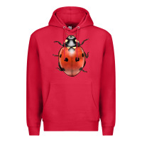 Cardinal lady bug Premium Hoodie - LillyAllenDesigns
