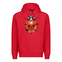 Red lady bug Premium Hoodie - LillyAllenDesigns