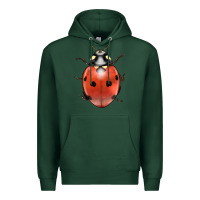Sports Green lady bug Premium Hoodie - LillyAllenDesigns