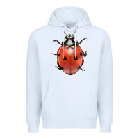 White lady bug Premium Hoodie - LillyAllenDesigns