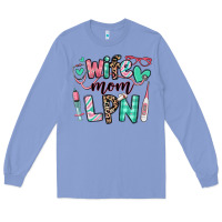 Colony Blue wife mom lpn licensed practical nurse Long Sleeve Tee - RanaPortraitStore