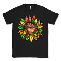 Black black history sunflower Classic Tee - texasbilliewilder