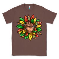 Chestnut black history sunflower Classic Tee - texasbilliewilder