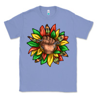 Colony Blue black history sunflower Classic Tee - texasbilliewilder