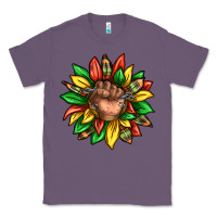 Lavender black history sunflower Classic Tee - texasbilliewilder