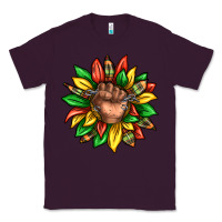 Plum black history sunflower Classic Tee - texasbilliewilder