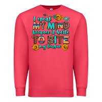 Cardinal i speak my mind because it hurts to bite my tongue Premium Sweatshirt - AdoDesignShop