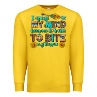 Lemon i speak my mind because it hurts to bite my tongue Premium Sweatshirt - AdoDesignShop
