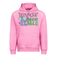 Fuchsia Pink totally adorable Urban Hoodie - MaliasSmallBusiness