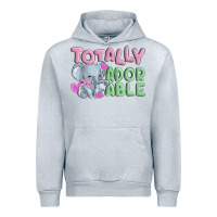 Heather Grey totally adorable Urban Hoodie - MaliasSmallBusiness