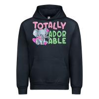 Navy totally adorable Urban Hoodie - MaliasSmallBusiness