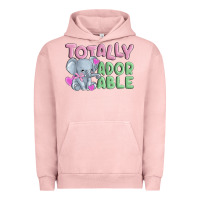 Pigment Salmon totally adorable Urban Hoodie - MaliasSmallBusiness