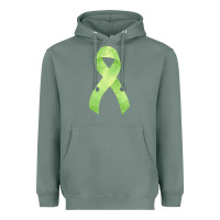 Sage non hodgkin lymphoma cancer ribbon fa element Heavyweight Hoodie - FaDigitalArtStudio