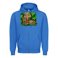 True Royal st patrick's day lucky cow family Zipper Hoodie - RanaPortraitStore