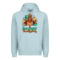 Blue Mist happy thanksgiving turkey Premium Hoodie - Jasminsmagicworld