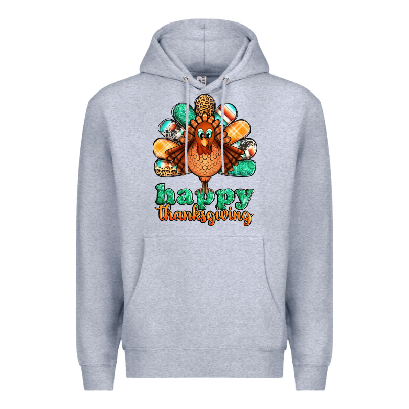 Happy Thanksgiving Turkey Premium Hoodie by Jasminsmagicworld | Teevron