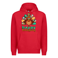 Red happy thanksgiving turkey Premium Hoodie - Jasminsmagicworld