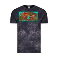 Cloud Black brave turquoise leopard cactus and floral arrow licanse plate Vintage Tee - Artiststas