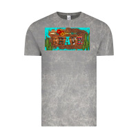 Cloud Rock brave turquoise leopard cactus and floral arrow licanse plate Vintage Tee - Artiststas