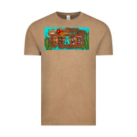 Vintage Coffee brave turquoise leopard cactus and floral arrow licanse plate Vintage Tee - Artiststas