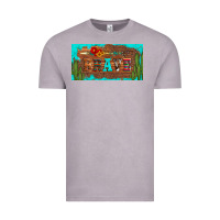 Vintage Zinc brave turquoise leopard cactus and floral arrow licanse plate Vintage Tee - Artiststas