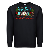 Black santa s favorite baseball player Premium Sweatshirt - JahusDesignShop