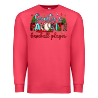 Cardinal santa s favorite baseball player Premium Sweatshirt - JahusDesignShop