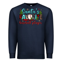 Navy santa s favorite baseball player Premium Sweatshirt - JahusDesignShop