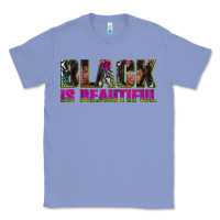 Colony Blue black is beautiful neon Classic Tee - texasbilliewilder
