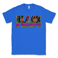 True Royal black is beautiful neon Classic Tee - texasbilliewilder