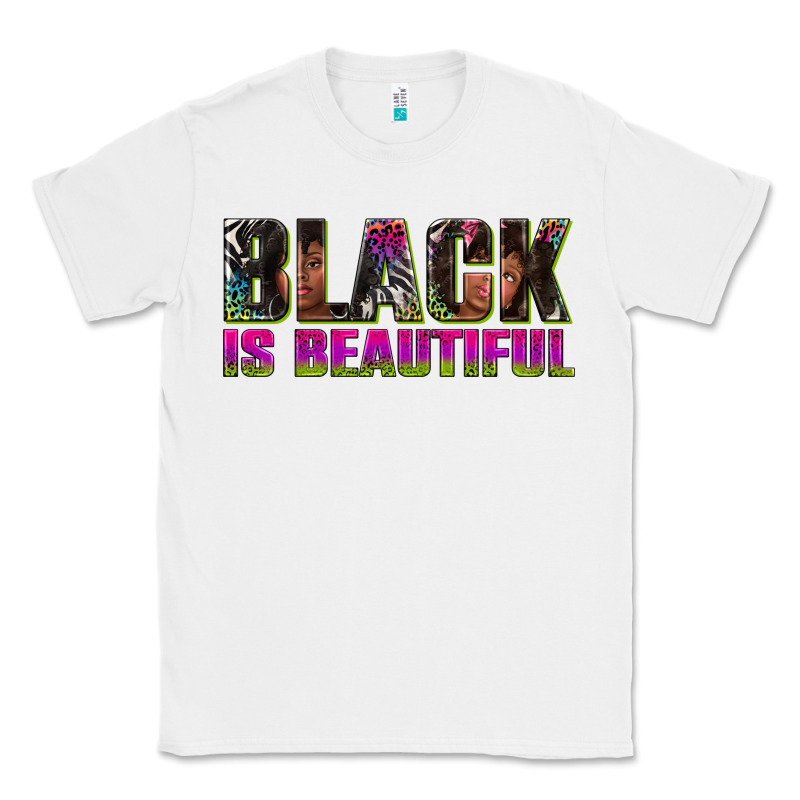 Black Is Beautiful Neon Classic Tee by texasbilliewilder | Teevron