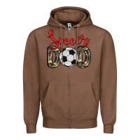 Chestnut soccer dad Zipper Hoodie - Zillion Design Studio