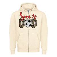Sandshell soccer dad Zipper Hoodie - Zillion Design Studio