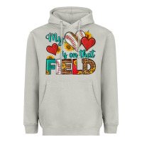 Moon Dust my heart is on that field baseball Heavyweight Hoodie - HRA Design Shop