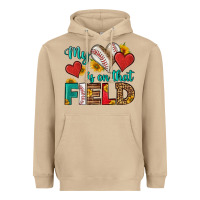 Mushroom my heart is on that field baseball Heavyweight Hoodie - HRA Design Shop