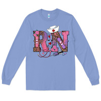 Colony Blue valentines day rn registered nurse Long Sleeve Tee - RanaPortraitStore