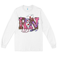 White valentines day rn registered nurse Long Sleeve Tee - RanaPortraitStore